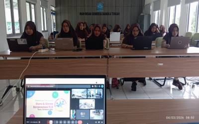 MAN Insan Cendekia Bangka Tengah Ikuti Kompetisi Alef Gusi Bersi 5.0 Secara Virtual Tingkat Nasional