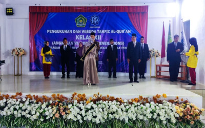 MAN IC Bangka Tengah Kukuhkan 86 Purnasiswa