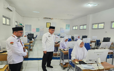 Kemenag Monitoring Pelaksanaan OMI di MAN IC Bangka Tengah
